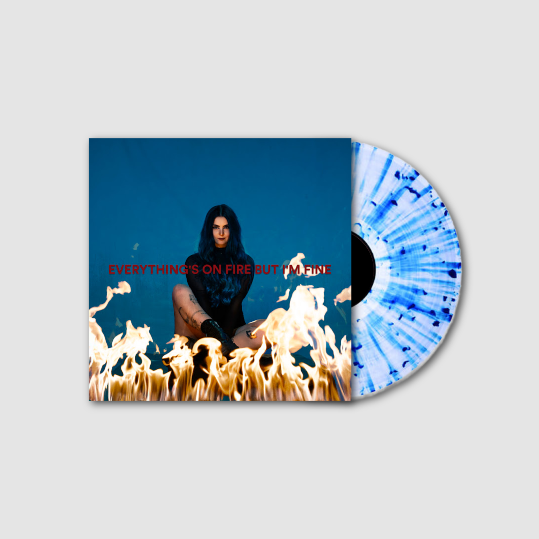 Everything's On Fire But I'm Fine - Limited Edition Ice Vinyl (Signed)